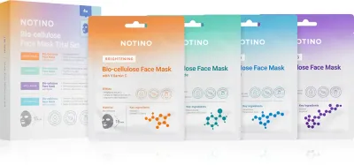 Notino Bio-cellulose Face Mask Trial Set - набор тканевых масок, 4 г