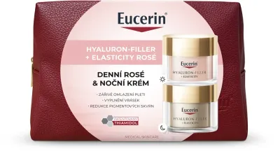 Eucerin Hyaluron-Filler + Elasticity Rosé - Подарочный набор для зрелой кожи