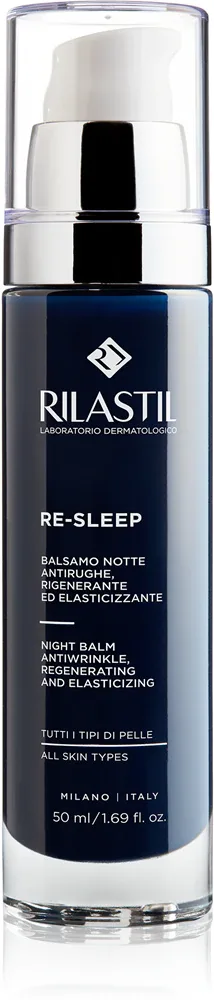 Rilastil Re-Sleep - Ночной бальзам для лица, восстанавливающий и омолаживающий кожу, 50 мл