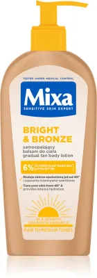 Mixa Bright & Bronze - Самозагар для тела, 250 мл