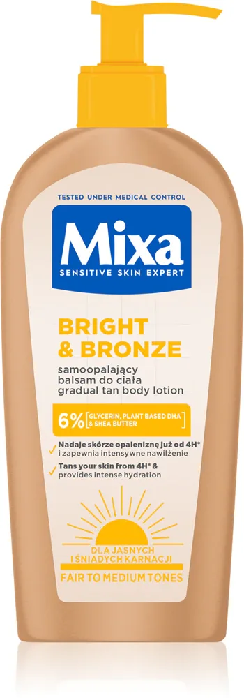 Mixa Bright & Bronze - Самозагар для тела, 250 мл