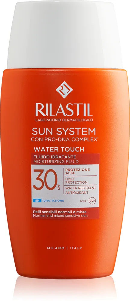 Rilastil Sun System Water Touch - Увлажняющий защитный флюид для загара SPF 30, 50 мл