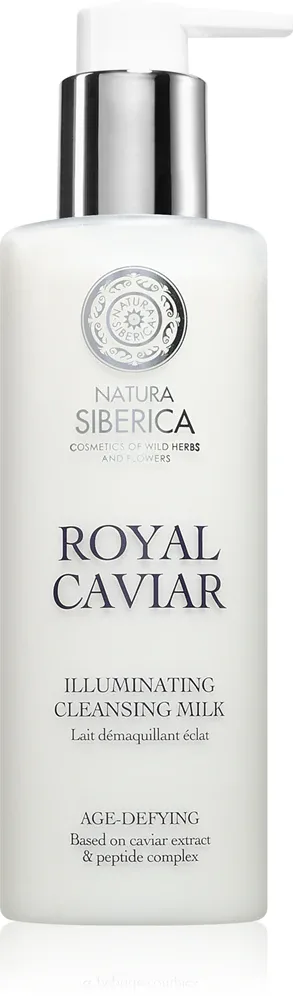 Natura Siberica Royal Caviar - Светящееся молочко для умывания с жемчугом, 200 мл