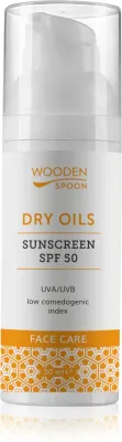 WoodenSpoon Dry Oils Sunscreen SPF 50 - Крем для загара SPF 50, 50 мл