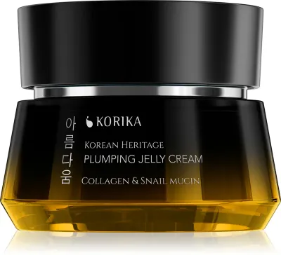 KORIKA Korean Heritage Collagen & Snail Mucin Plumping Jelly Cream - Омолаживающий крем с коллагеном, 50 мл