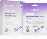 Notino Anti-Aging Bio-Cellulose Face Mask with Retinol - Набор масок из хлопчатобумажной ткани против морщин, 5 г — фото 1
