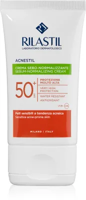 Солнцезащитный крем для проблемной кожи Rilastil Acnestil, 40 г