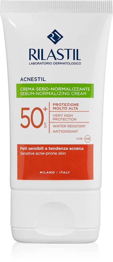 Солнцезащитный крем для проблемной кожи Rilastil Acnestil, 40 г