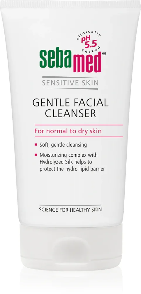 Sebamed Sensitive Skin - Очень нежный очищающий крем для лица, 150 мл