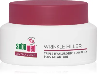 Sebamed Anti-Ageing Wrinkle Filler - Крем против морщин с гиалуроновой кислотой, 50 мл