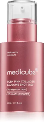 Сыворотка для лица medicube PDRN Pink Exosome Shot Serum 7500 ночная, со спикулами, 30 мл