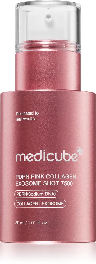 Сыворотка для лица medicube PDRN Pink Exosome Shot Serum 7500 ночная, со спикулами, 30 мл