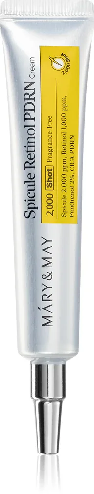 Mary&May Spicule Retinol PDRN Cream - Крем для лица Mary May Spicule Retinol PDRN Cream с ретинолом и аллантоином, для зрелой кожи, 15 г, 15 г