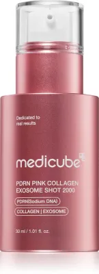 Сыворотка для лица medicube PDRN Pink Exosome Shot Serum 2000 ночная, со спикулами, 30 мл