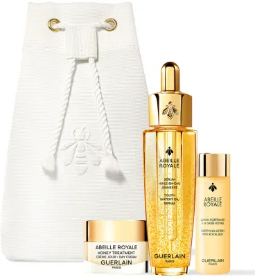 Набор косметики GUERLAIN Abeille Royale Youth Repair Age-defying Programme с сывороткой, кремом и тоником, 1 мл