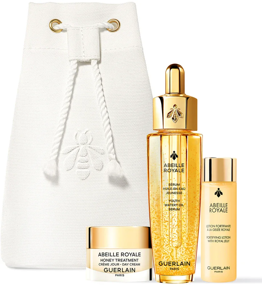 Набор косметики GUERLAIN Abeille Royale Youth Repair Age-defying Programme с сывороткой, кремом и тоником, 1 мл
