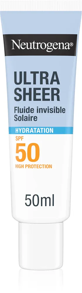 Солнцезащитный флюид для лица Neutrogena Ultra Sheer Hydratation SPF 50, увлажняющий, 50 мл