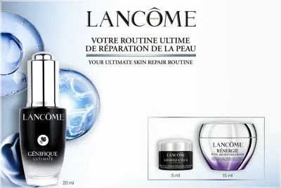 Lancôme Génifique Ultimate Serum - Набор для ухода за кожей лица Lancome Genifique Ultimate Serum подарочный, сыворотка, крем для глаз и дневной крем