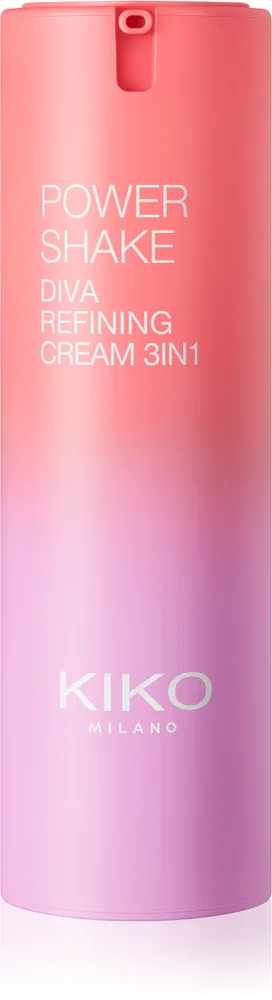 Крем для лица KIKO Milano Power Shake Diva Refining Cream 3In1 увлажняющий, с эффектом сияния, 30 мл