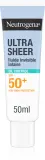 Солнцезащитный флюид для лица Neutrogena Ultra Sheer Oil Control SPF 50+, матирующий, 50 мл — фото 1