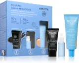 Набор для ухода за лицом Apivita Aqua Beelicious Hydrating Natural Coverage Routine Set увлажняющий, подарочный — фото 1