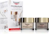 Набор для ухода за лицом Eucerin Hyaluron-Filler + Elasticity дневной крем SPF 15 и ночной крем, 2 × 50 мл — фото 1