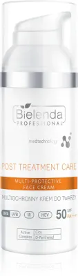 Крем для лица Bielenda Professional Post Treatment Care Multi-Protective Face Cream защитный, успокаивающий, 50 мл
