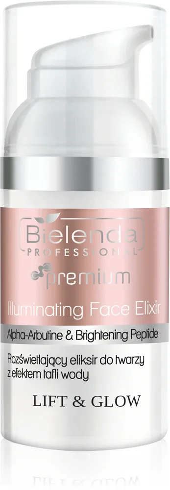 Сыворотка для лица Bielenda Professional Lift Glow Illuminating Face Elixir осветляющая, с витамином C, 30 мл