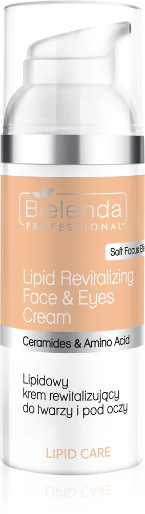 Крем для лица и кожи вокруг глаз Bielenda Professional Lipid Care Revitalizing Face Eyes Cream питательный, восстанавливающий, 50 мл