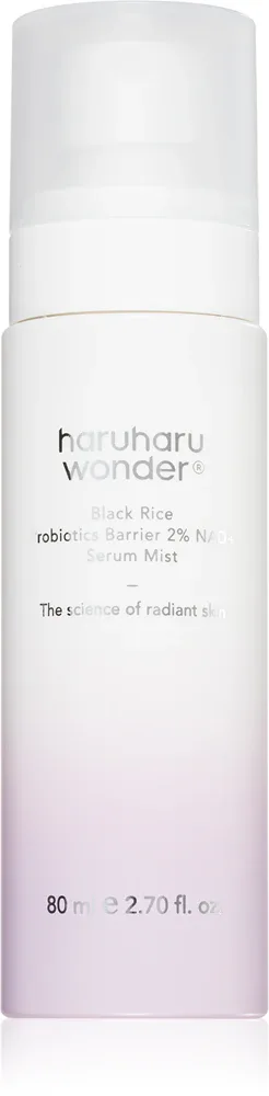 Сыворотка-мист для лица Haruharu Wonder Black Rice Probiotics Barrier NAD+ Serum Mist с ферментированными компонентами, 80 мл