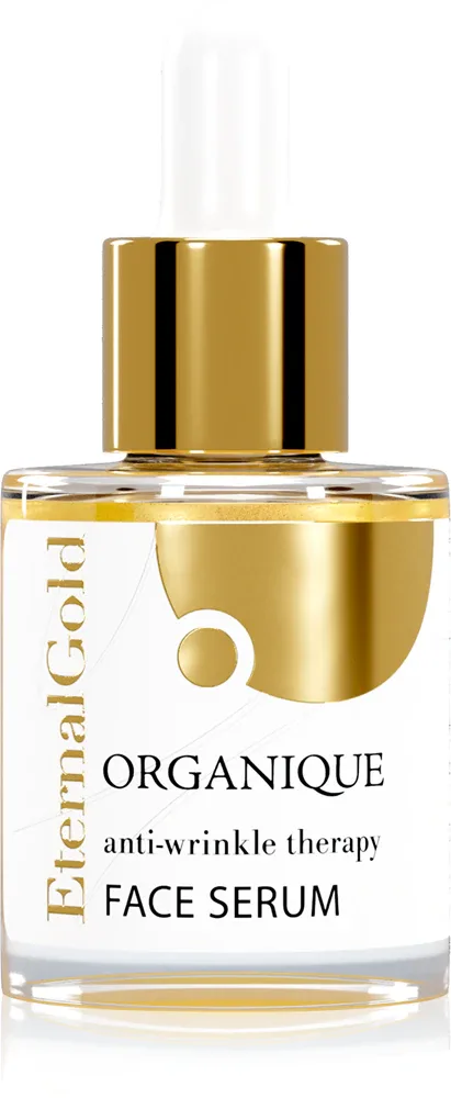 Сыворотка для лица Organique Eternal Gold Anti-Wrinkle Therapy антивозрастная, повышающая эластичность, 30 мл