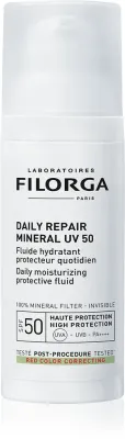 Флюид для лица FILORGA DAILY REPAIR MINERAL UV 50 солнцезащитный, с минеральным фильтром, SPF 50, 50 мл