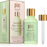Сыворотка для лица Pixi Overnight Glow Serum ночная, с гликолевой кислотой, 30 мл — фото 1