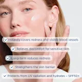 Крем CC для лица Bioderma Sensibio AR+ с SPF 50+, против покраснений, для чувствительной кожи, 40 мл — фото 3
