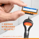 Бритва мужская Gillette Fusion5 5 лезвий, со сменными кассетами, 13 шт — фото 8