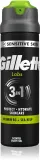 Пена-гель для бритья Gillette Labs 3 в 1, с ниацинамидом, для чувствительной кожи, 198 мл — фото 1