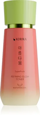 Тоник для лица KORIKA SuperFruits Refining Glow Toner разглаживающий, с экстрактом арбуза, 150 мл
