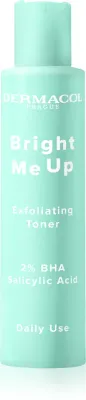 Тоник для лица Dermacol Bright Me Up Exfoliating Toner отшелушивающий, с салициловой кислотой, 135 мл