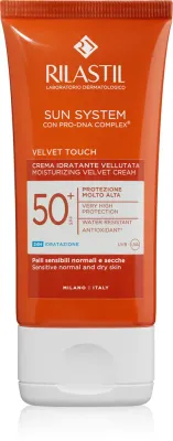Солнцезащитный крем для лица Rilastil Sun System Velvet Touch, 50 мл