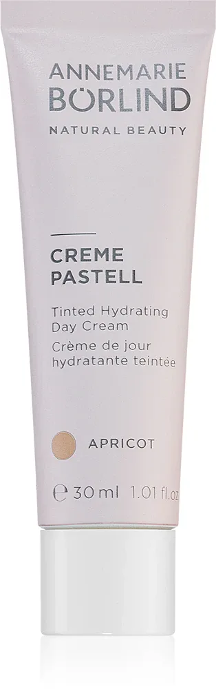 ANNEMARIE BÖRLIND CREME PASTELL - Крем тонирующий для лица ANNEMARIE BORLIND CREME PASTELL увлажняющий, выравнивающий тон, 30 мл, 30 мл, оттенок Apricot