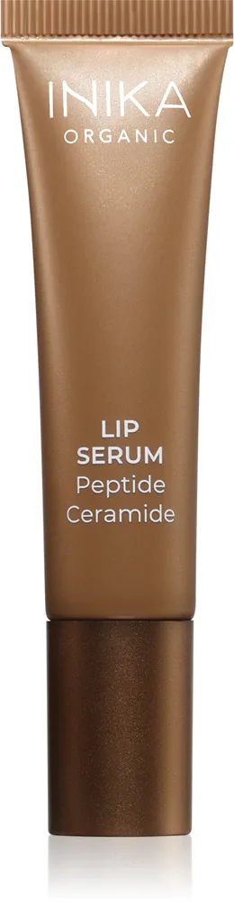 Маска для губ INIKA Organic Lip Serum Peptide + Ceramide увлажняющая, восстанавливающая, 10 мл