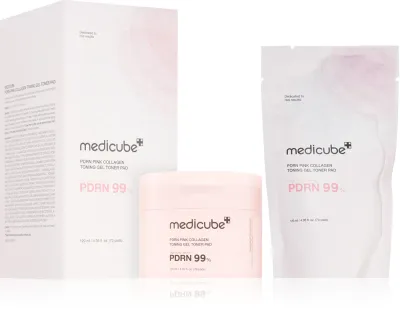 Пэды для лица medicube PDRN Pink Collagen Toning Gel Toner Pad тонизирующие, 70 шт