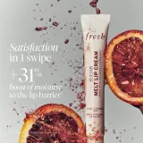 Оттеночный бальзам для губ fresh Sugar Melt Lip Cream увлажняющий, с лёгким блеском, 12 г, оттенок Blood Orange Zest — фото 5