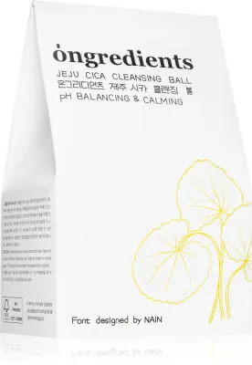 Мыло очищающее для лица Ongredients Jeju Cica Cleansing Ball с центеллой азиатской, 110 г