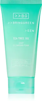 Пенка для умывания BRINGGREEN Tea Tree Cica Deep Cleansing Foam очищающая, с салициловой кислотой, 120 мл