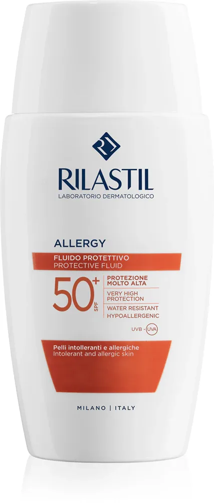 Солнцезащитный флюид Rilastil Allergy, для чувствительной кожи, 50 г