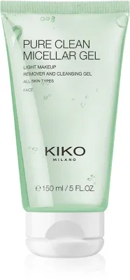 Гель для снятия макияжа KIKO Milano Pure Clean Micellar Gel мицеллярный, подходит для чувствительной кожи, 150 мл