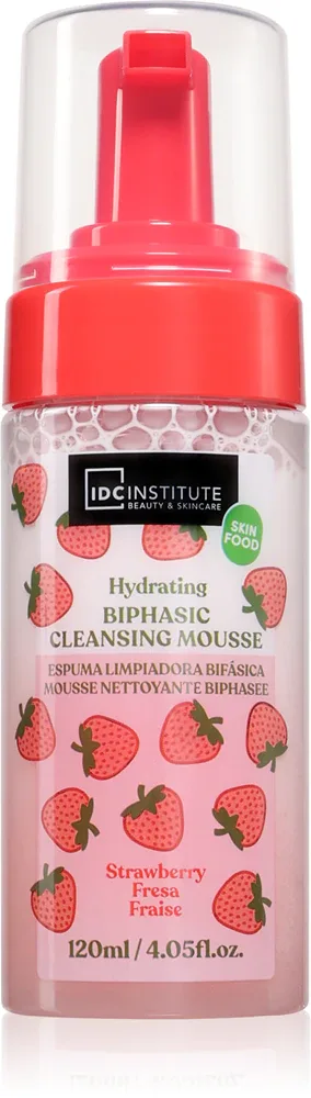 Средство для умывания IDC Institute Strawberry очищающее, с экстрактом земляники, 120 мл
