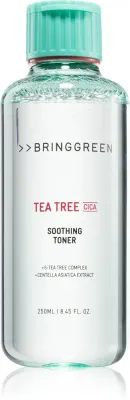 Тоник для лица BRINGGREEN Tea Tree Cica Soothing Toner смягчающий, с маслом чайного дерева, 250 мл