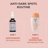 Флюид тональный Apivita Bee Sun Safe Daily Age Repair Tinted Fluid SPF50 солнцезащитный, лёгкое покрытие, 50 мл — фото 7